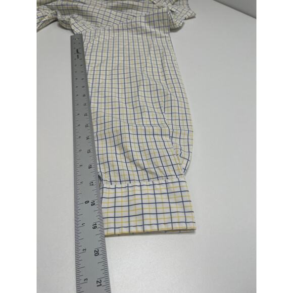 Ralph Lauren Men's Button Down Up Plaid Long Sleeve Polo 14.5 32 33 Office Pony - Picture 10 of 14